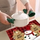 thumbnail image 1 of Snowflake Christmas Table Mats Set of 4, Holiday Dining Placemats for Kitchen Table Decor, Festive Winter Party Dinner Mat, Waterproof Heat Resistant Coasters for Home Decor and Gifts, 1 of 6