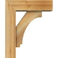 thumbnail image 3 of Ekena Millwork 6"W x 18"D x 22"H Imperial Block Rough Sawn Bracket w/ Offset Brace, Western Red Cedar, 3 of 25