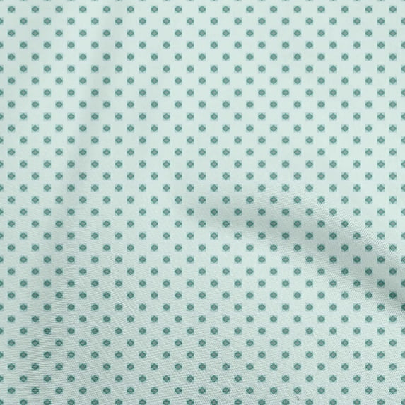 oneOone Georgette Viscose Teal Green Fabric Asian Ikat Fabric For Sewing Printed Craft Fabric By The Yard 42 Inch Wide