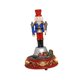 thumbnail image 4 of Cascanueces navideño, estatua de resina, escultura navideña, adorno de mesa, artesanía artística Ropa azul, 4 of 9