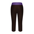 thumbnail image 5 of Stamzod Yoga Pants with Pockets for Women Summer High Waisted Stretch Capri Leggings Casual Slim Fit Plus Size Workout Leggings for Women Purple S, 5 of 7