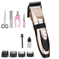 thumbnail image 1 of Tondeuses Professionnelles pour Chiens, Tondeuses pour Chiens à Poils Longs, Kit de Toilettage Épais Sans Fil Électrique, Rasoir pour Chiens Chats Animaux de Compagnie Tondeuse pour Chiens Kit de Toilettage pour Animaux, 1 of 5