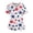 Dark Blue, variant on Patriotic Scrubs Top for Women - 4th of July V-Neck Nursing Uniform with Pockets, 250th Anniversary Star Spangled Print Short Sleeve Tunic Dark Blue XXXL