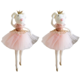 thumbnail image 1 of Ballet Mouse Doll Christmas Decorations Cute Figurines Christmas Tree Hanging Decorations Holiday Layout Props B, 1 of 6