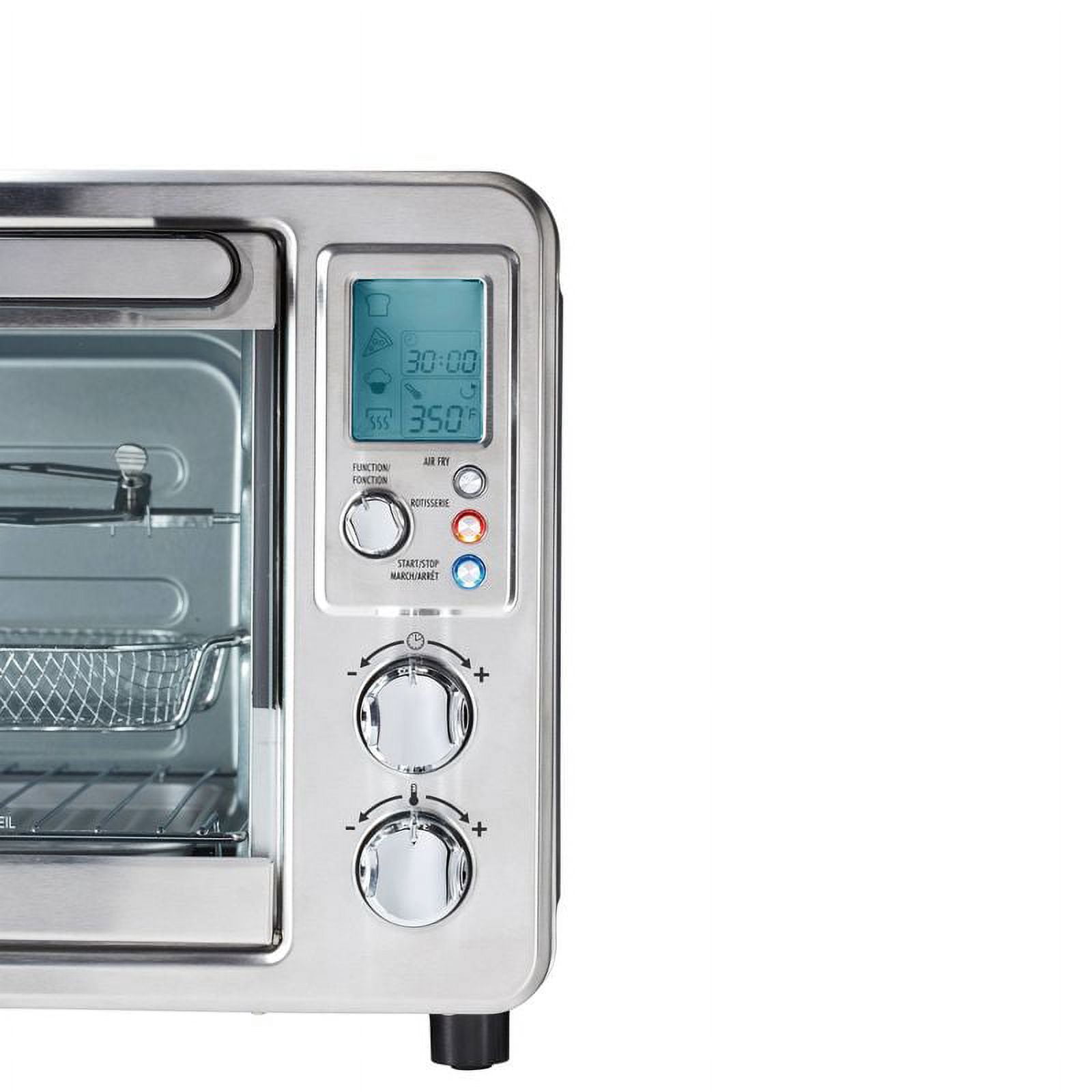 Hamilton Beach 1.12 Cu Ft Sure-Crisp XL Digital Air Fryer Oven in Grey