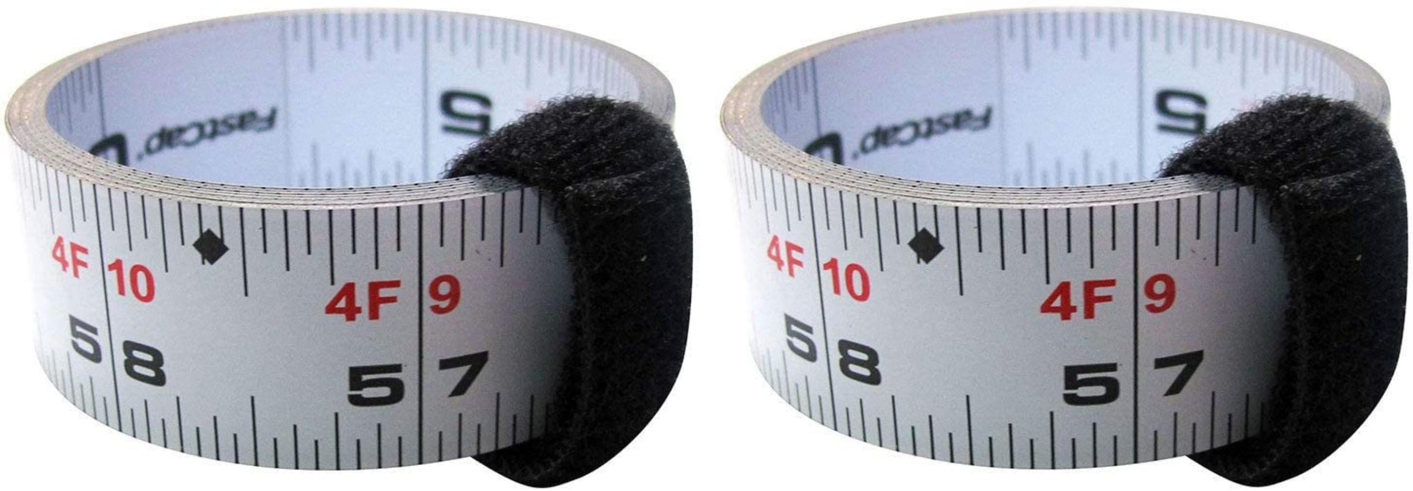 FastCap Self-adhesive 16 Measuring Tape Reversible Left or Right Read for sale online 