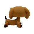 thumbnail image 3 of Figura de juguete SRJLPS Brown Dachshund Dog Puppy #139 para niños, 3 of 4