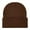 Dark Coffee, variant on Trendy Unisex Beanie Unisex Beanie Winter Knitted Cuffed Soft Warm Hat for Men/Women Ski Watch Cap Winter Accessories White