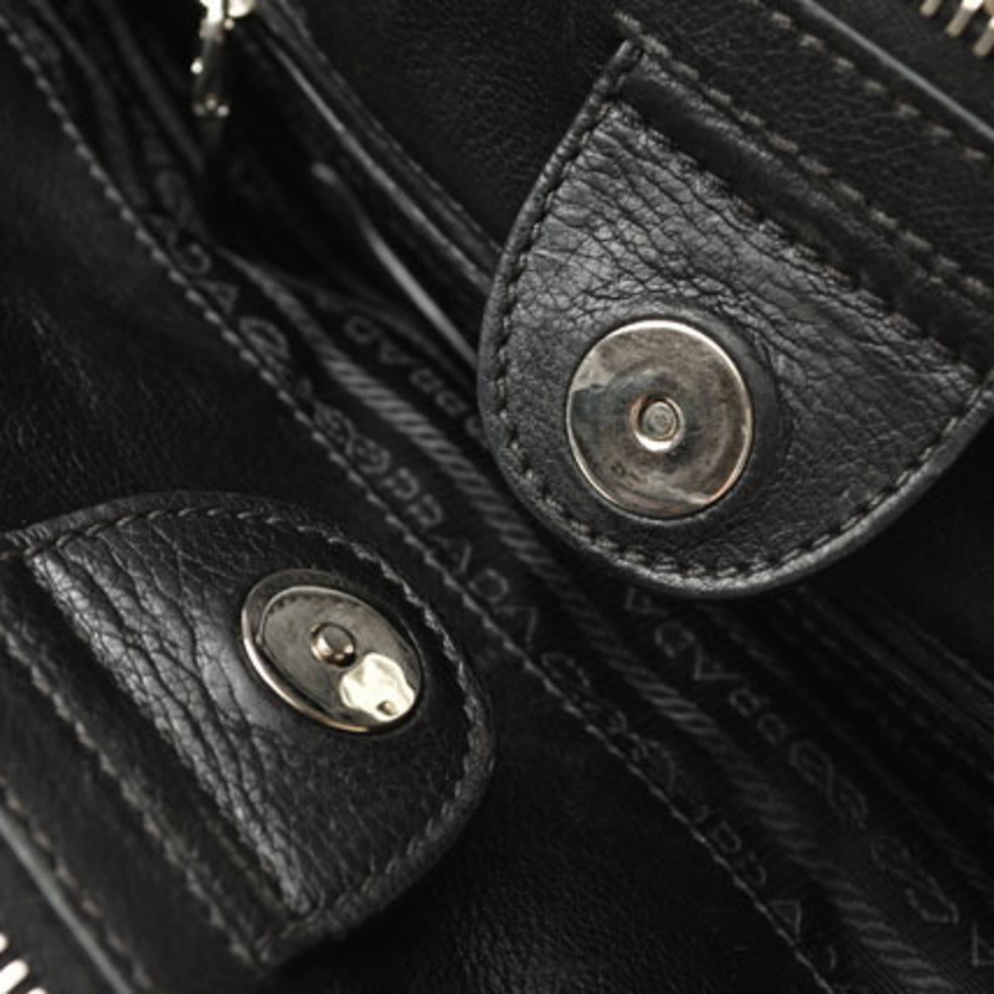 Pre-Owned Prada handbag shoulder bag 2way PRADA B2625M GLACE Pre-Owned Prada handbag shoulder bag 2way PRADA B2625M GLACE