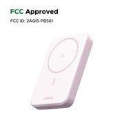 UGREEN 10000mAh Magnetic Power Bank, Pink