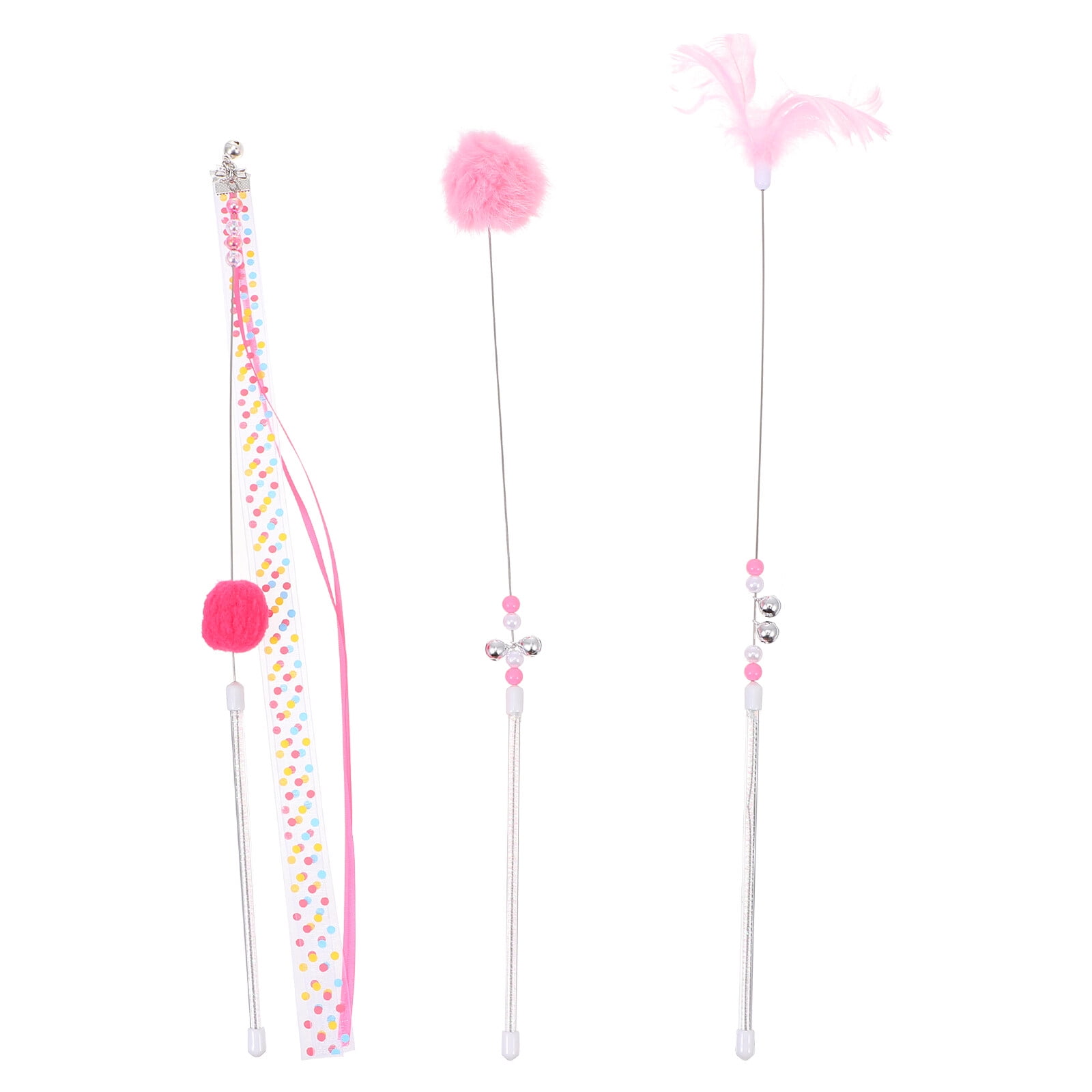 FELTECHELECTR Premium Pink Cat Teaser Acrylic Material Ideal for Cat Playing
