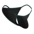 thumbnail image 4 of ylioge Mens Underwear Thongs Trendy Low Rise Solid Color Stretchy G-String Breathable Support Briefs, 4 of 4