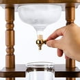 thumbnail image 4 of Yama Glass 6-8 Cup Cold Drip Maker Curved Brown Wood Frame, 4 of 6