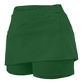 thumbnail image 3 of Felirenzacia Women's Athletic Tennis Skirt Athletic Skirts with Pockets Built in Shorts High Waisted Golf Skort for Workout Pickleball Forest Green,2XL, 3 of 6