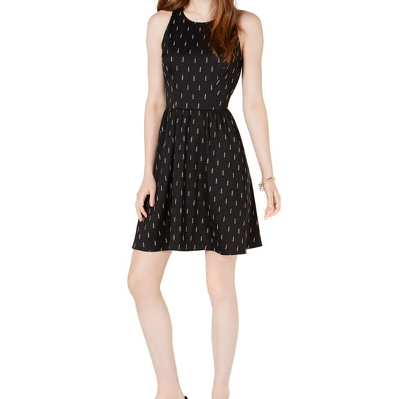 Maison Jules Womens Sleeveless Fit & Flare Dress