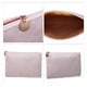 thumbnail image 3 of Bolsas de maquillaje planas duraderas para mujeres Unique Bargains para vacaciones, camping y actividades al aire libre, color fieltro rosa, 3 of 3