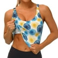 thumbnail image 4 of Lsque Circular Printed Women'S Sports Bra, Compression, Moisture Wicking, High-Impact Sports Bra For Women,Supportive sports bra-Large, 4 of 9