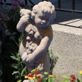thumbnail image 3 of Cupid Statue – Natural Stone Appearance – Made of Resin – Lightweight – 24” Height, 3 of 4
