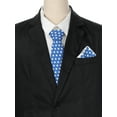 thumbnail image 6 of INSPIRE CHIC Men's Polka Dots Pocket Square With Self-Tied Neck Tie Sets for Business Suit, 6 of 6