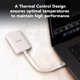 thumbnail image 5 of SSD externo magnético Lexar ES5 de 1 TB con MagSafe, color plata, 5 of 8