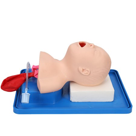 Intubation Manikin, Study Teaching Baby Model Lab Airway Management Training Infant Tracheal Manikin with Tube