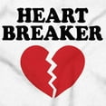 thumbnail image 2 of Heartbreaker Valentines Day Break Up Unisex Fleece Graphic Zip Up Hoodie Brisco Brands 5X, 2 of 3