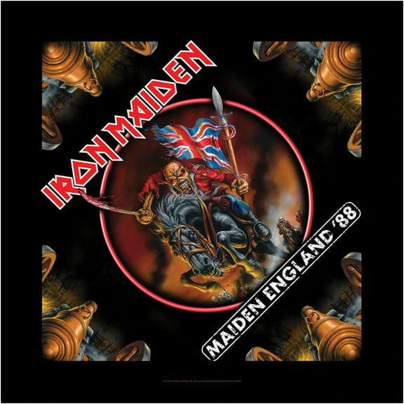 Iron Maiden Maiden England Bandana Black