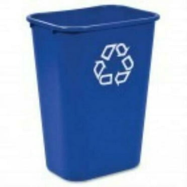 Rubbermaid 2957-73 Deskside Recycling Container, Large with Universal Recycle Symbol