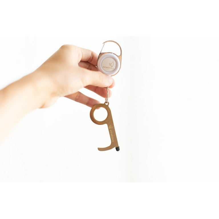 Mobi Lock Touchless Key Hook Touchless Keychain Door Opener 10Pack