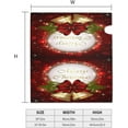 thumbnail image 5 of Christmas Mailbox Covers Merry Christmas Bell Snowflake Magnetic Letter Post Box Cover Standard Size 21 x 18 Inch Garden Yard Home Decorative, 5 of 6
