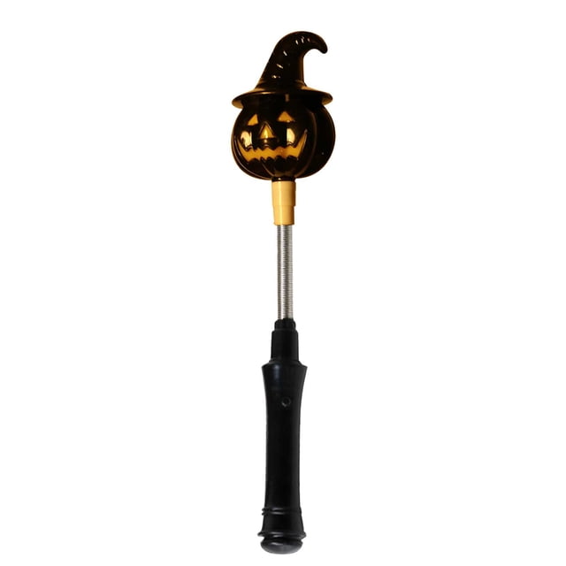 Birdeem New Halloween Decorations for Kindergarten Children Hand Stick Toy Night Light Gift Photo Props