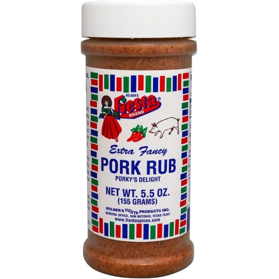 Pack Of 3 Bolner's Fiesta Pork Rub, 5.5 oz (Package May Vary)