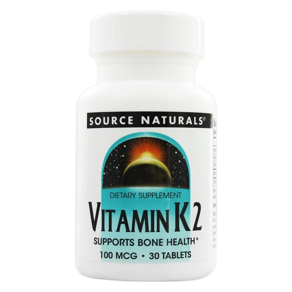 Source Naturals Vitamin K2 100mcg, 30 Tablets