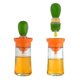 thumbnail image 1 of Botella 2 en 1 con dispensador de aceite de vidrio con cepillo de silicona para kit, 1 of 4