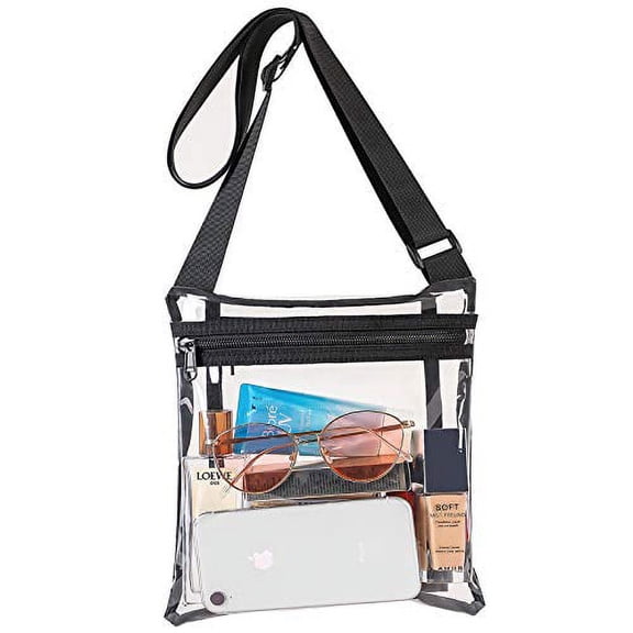 Stadium Approved Clear Purse - TPU Crossbody Bag for Women - Concert