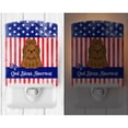 thumbnail image 2 of Patriotic USA Shih Tzu Silver Chocolate Ceramic Night Light, 2 of 2