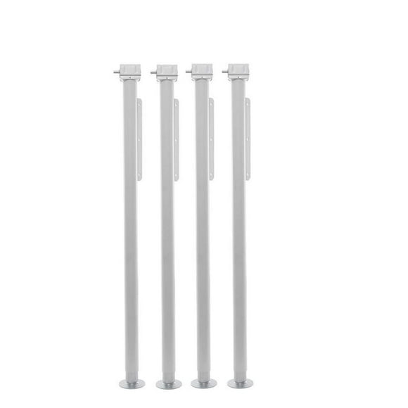 EZ Lite Truck Camper Corner Jacks set of 4 with mounting brackets and crank handle