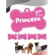 thumbnail image 1 of Placa Identificación Mascota Grabado Láser ¡personalizada!, 1 of 7