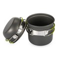 thumbnail image 2 of 2pcs Outdoor Cookware Camping Pans and Pots Cook Set Hiking Backpacking Picnic Cooking Tool, 2 of 9