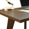 thumbnail image 5 of Madesa Modern Office Desk 47 Inch Computer Home Table Utility Study Workstation Sleek Wooden Unit 47 Inch - Brown, 5 of 5