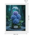 thumbnail image 2 of Diamond Art Kits for Adults - Blue Hydrangea Glass Display 5d Diamond Painting for Adults, Diamond Art for Adults Beginners, Frameless Diamond Painting Kits for Adults for Home Wall Decor, 2 of 7