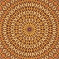 thumbnail image 1 of Ahgly Tapis d'Intérieur Lavable en Machine Carré Transitionnel Acajou Brun, 4 Pieds Carré, 1 of 7