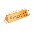 thumbnail image 3 of Shisuyan Seat Reservation Sign Brown Modern Minimalist Design 1Pcs 6x1.8in, 3 of 9