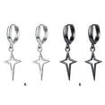 thumbnail image 3 of Pendientes colgantes de metal de cobre Qarigey plateados ligeros y ajustables, 3 of 6