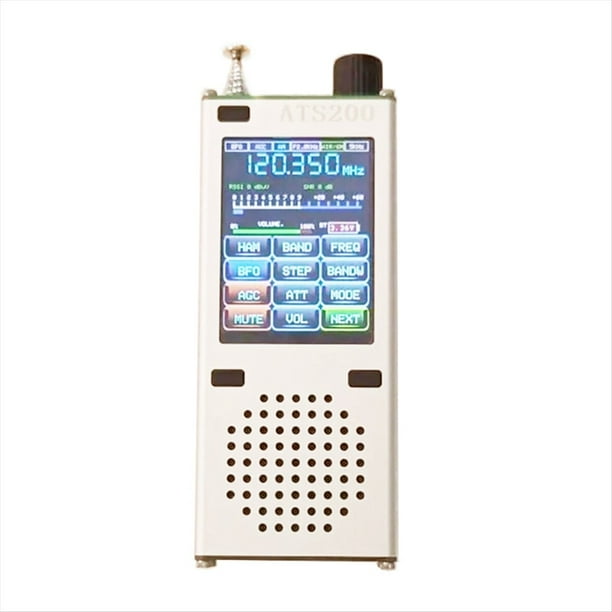 ATS200 Radio de Banda SI4732+ESP32+Bluetooth+Pantalla Táctil de 2,4 Pulgadas FM AM LSB Radio Multimodo