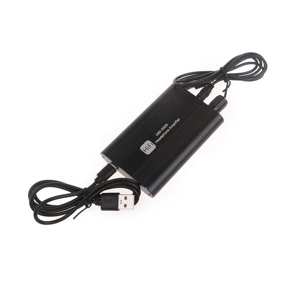 16-300ohm Headphone HiFi Headphone Amplifier 3.5mm Input and Output for Various Headsets Laptops
