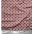 thumbnail image 1 of Soimoi Poly Georgette Fabric Grey Small Motif Shirting Fabric Prints by Yard 52 Inch Wide, 1 of 1
