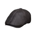 thumbnail image 1 of Casquette de Baseball en Cuir Véritable Hiver Chaud Béret Russe Hommes Anciens Casquettes à Rabat avec Intérieur Réel, Mode, 1 of 6