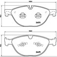 thumbnail image 4 of Brembo Brake Pad P36025 FMSI Number D1448-8616; Low-Metallic; Set Of 4, 4 of 4