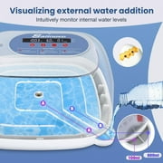 Adnoom Automatic 24 Chicken Egg Incubator with LED Display, Egg Candler, Automatic Egg Turner, Temperature Control Digital Incubator for Hatching Chickens